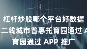 杠杆炒股哪个平台好数据佐证：某二线城市普惠托育园通过 APP 推广